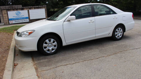 2002 Toyota Camry for sale at NORCROSS MOTORSPORTS in Norcross GA