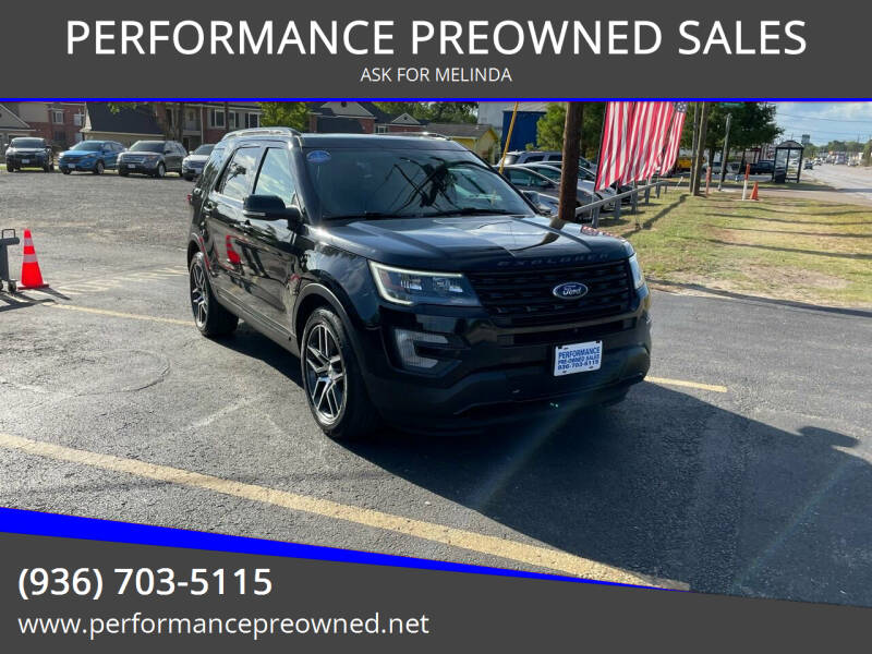 2017 Ford Explorer for sale at PERFORMANCE PREOWNED SALES in Conroe TX