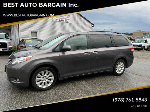 2012 Toyota Sienna for sale at BEST AUTO BARGAIN inc. in Lowell MA