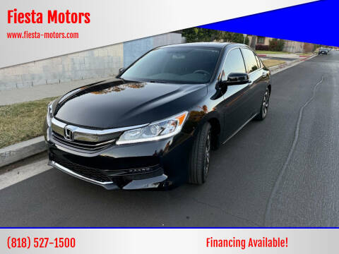 2016 Honda Accord for sale at Fiesta Motors in Winnetka CA