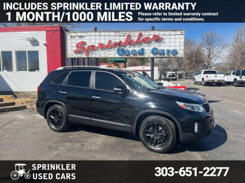 2014 Kia Sorento for sale at Sprinkler Used Cars in Longmont CO