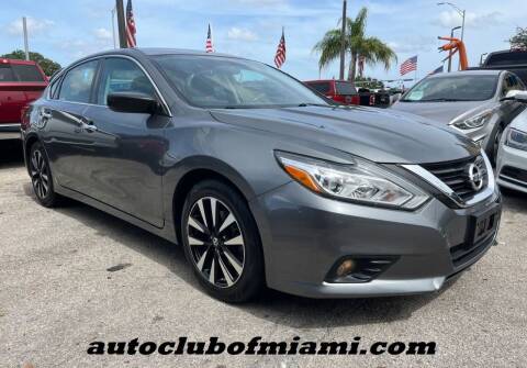2018 Nissan Altima for sale at AUTO CLUB OF MIAMI, INC in Miami FL