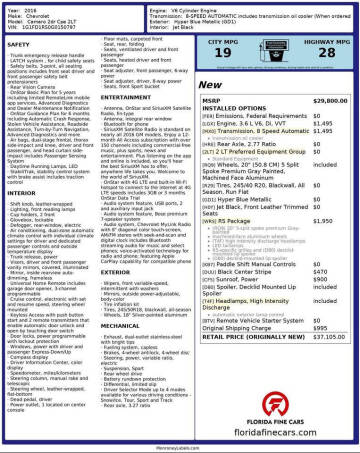 2016 Chevrolet Camaro LT