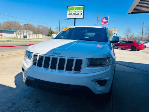 2015 Jeep Grand Cherokee for sale at Shock Motors in Garland TX