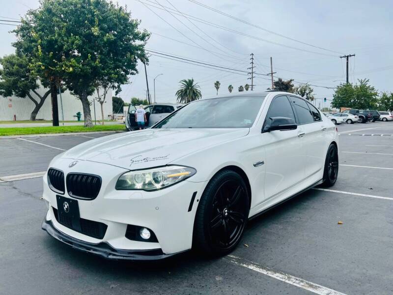 2014 BMW 5 Series for sale at R & A Auto in Fullerton CA