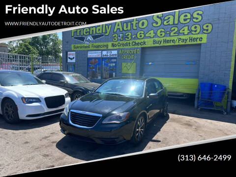 2014 Chrysler 200 for sale at Friendly Auto Sales in Detroit MI