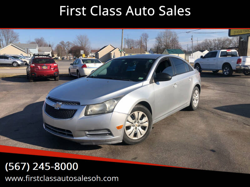 2013 Chevrolet Cruze for sale at First Class Auto Sales in Fostoria OH