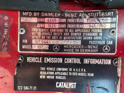 1979 Mercedes-Benz 450-Class