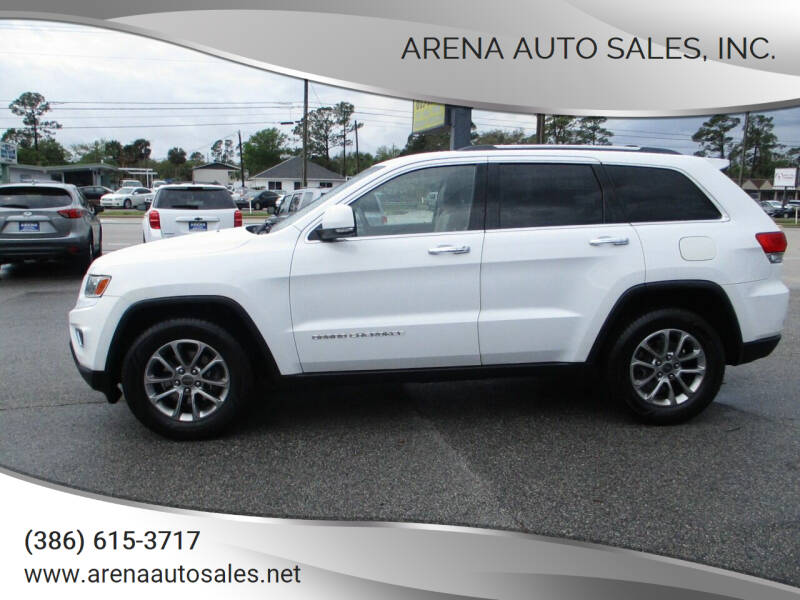 2014 Jeep Grand Cherokee for sale at ARENA AUTO SALES,  INC. in Holly Hill FL