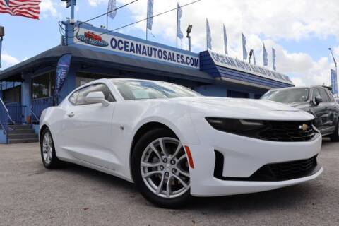 2021 Chevrolet Camaro for sale at OCEAN AUTO SALES in Miami FL