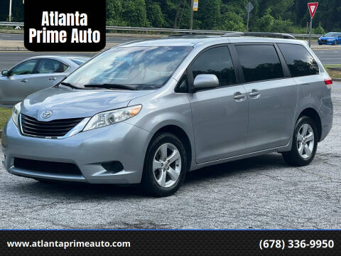 2012 Toyota Sienna for sale at Atlanta Prime Auto in Lilburn GA