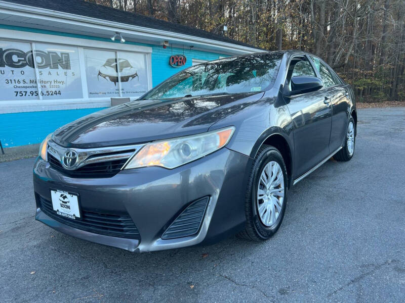 2013 Toyota Camry for sale at ICON AUTO SALES in Chesapeake VA