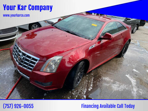 2013 Cadillac CTS for sale at Your Kar Company in Norfolk VA