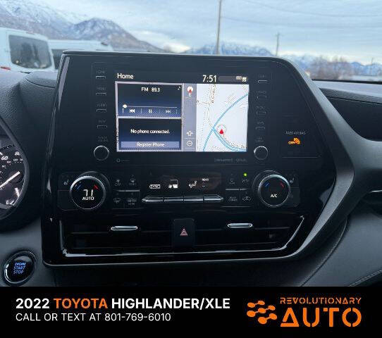 2022 Toyota Highlander XLE