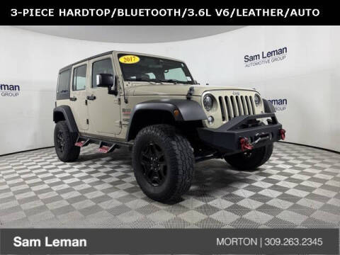 2017 Jeep Wrangler Unlimited for sale at Sam Leman CDJRF Morton in Morton IL