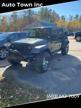 2008 Jeep Wrangler Unlimited for sale at Auto Town Inc in Brentwood NH