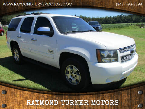 2011 Chevrolet Tahoe for sale at RAYMOND TURNER MOTORS in Pamplico SC