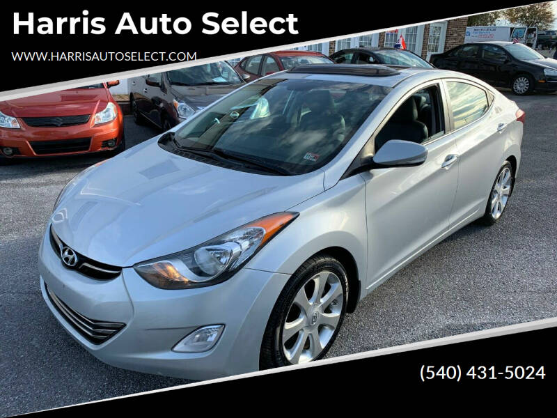 2012 Hyundai Elantra for sale at Harris Auto Select in Winchester VA