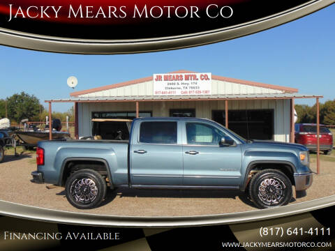 2014 GMC Sierra 1500 for sale at Jacky Mears Motor Co in Cleburne TX