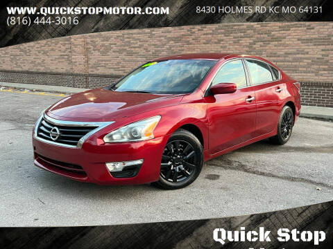 2015 Nissan Altima for sale at Quick Stop Motors in Kansas City MO
