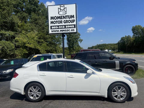 2013 Infiniti G37 Sedan for sale at Momentum Motor Group in Lancaster SC