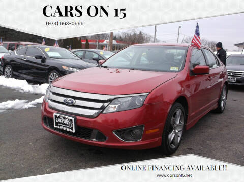2011 Ford Fusion for sale at Cars On 15 in Lake Hopatcong NJ