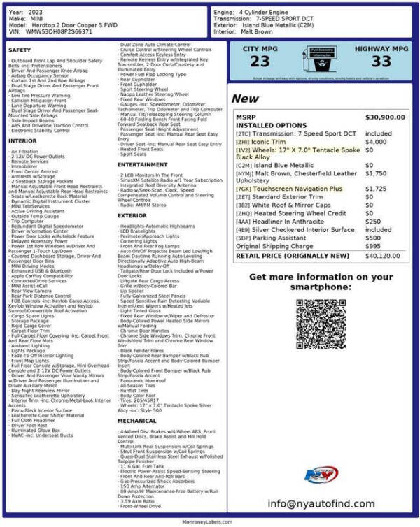 2023 MINI Hardtop 2 Door Cooper S