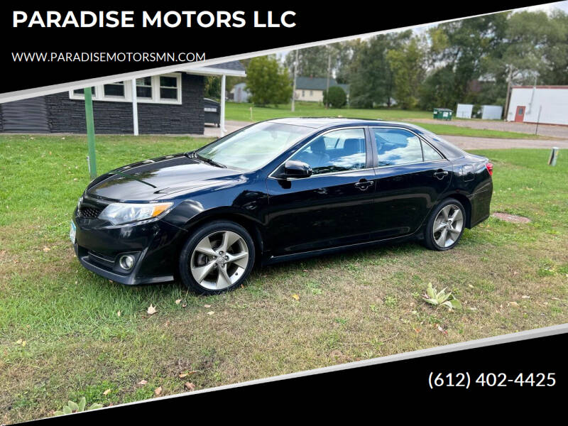 2012 Toyota Camry for sale at PARADISE MOTORS LLC in Cambridge MN