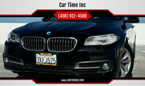 2015 BMW 5 Series for sale at Car Time Inc in San Jose CA