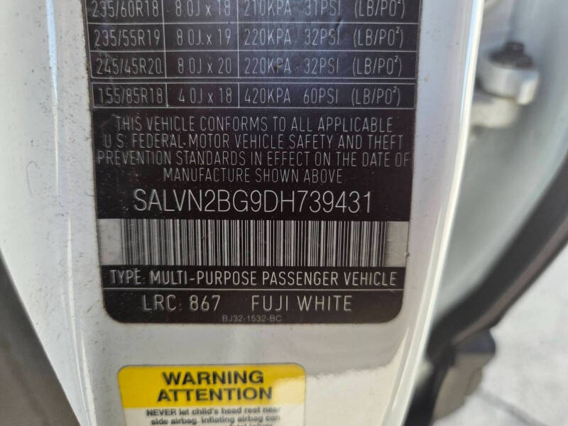 2013 Land Rover Range Rover Evoque Pure