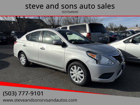 2018 Nissan Versa for sale at steve and sons auto sales in Happy Valley OR