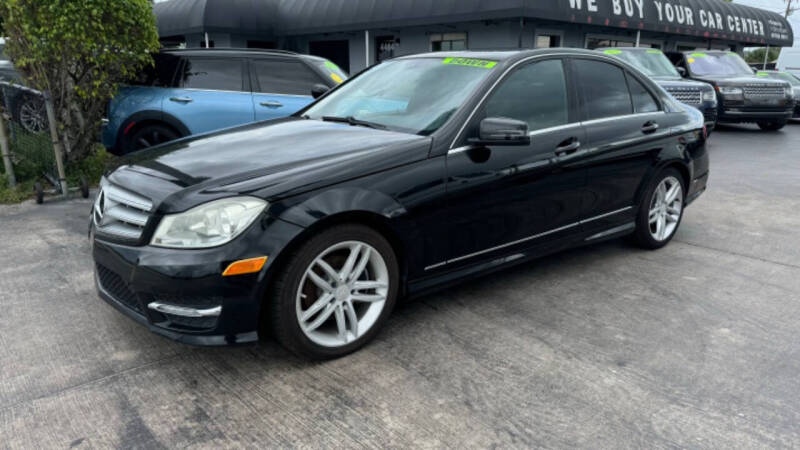 Used 2013 Mercedes-Benz C-Class C250 Sport with VIN WDDGF4HB4DR258877 for sale in West Palm Beach, FL