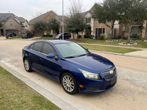 2013 Chevrolet Cruze for sale at PRESTIGE OF SUGARLAND in Stafford TX