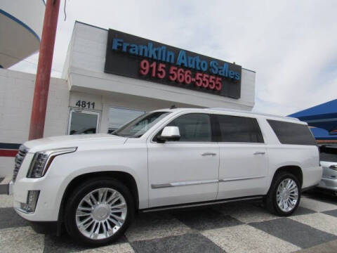 2017 Cadillac Escalade ESV for sale at Franklin Auto Sales in El Paso TX