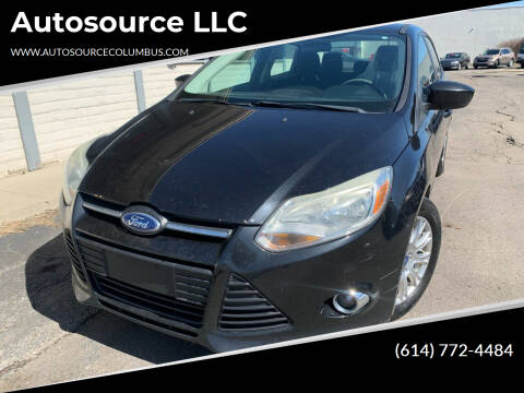 2012 Ford Focus for sale at Autosource LLC in Columbus OH