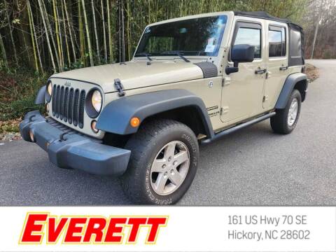 2017 Jeep Wrangler Unlimited for sale at Everett Chevrolet Buick GMC in Hickory NC