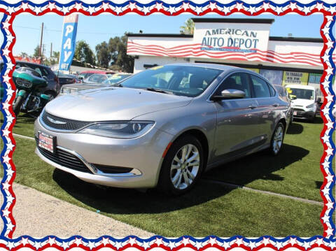 2015 Chrysler 200 for sale at American Auto Depot in Modesto CA