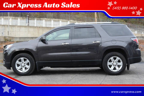 2016 GMC Acadia for sale at Car Xpress Auto Sales in Pittsburgh PA