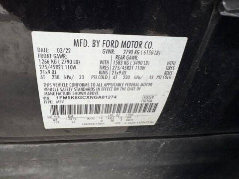 2022 Ford Explorer ST