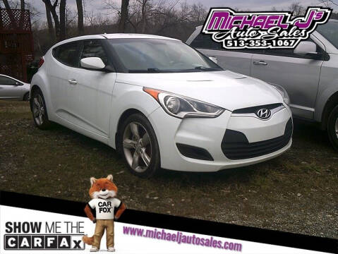 2012 Hyundai Veloster for sale at MICHAEL J'S AUTO SALES in Cleves OH