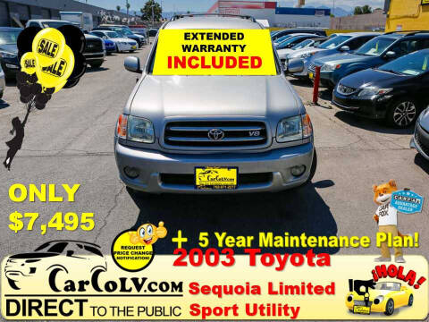 2003 Toyota Sequoia for sale at The Car Company in Las Vegas NV