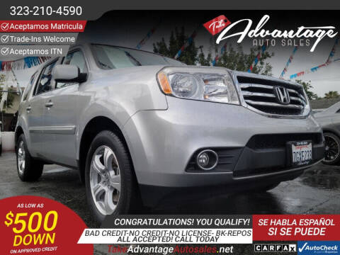 2015 Honda Pilot for sale at ADVANTAGE AUTO SALES INC in Bell CA