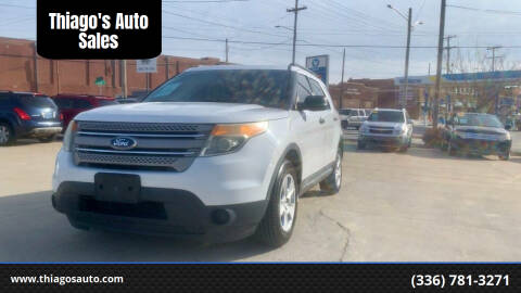2013 Ford Explorer for sale at Thiago's Auto Sales in High Point NC