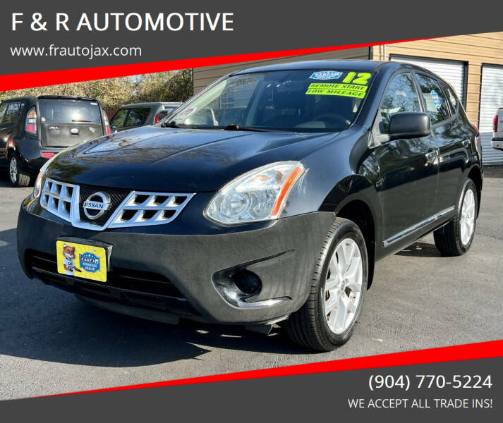 2012 Nissan Rogue for sale at F & R AUTOMOTIVE in Jacksonville FL