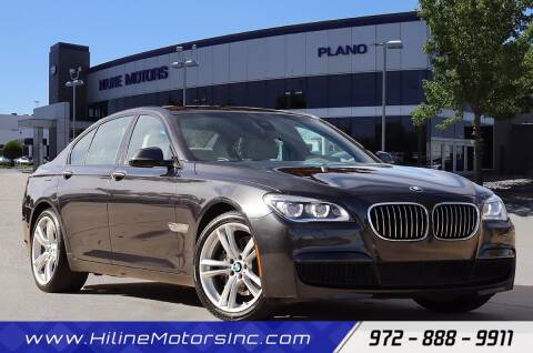 2015 BMW 7 Series for sale at HILINE MOTORS in Plano TX