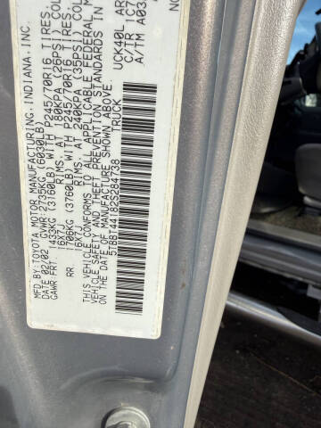 2002 Toyota Tundra SR5 V8