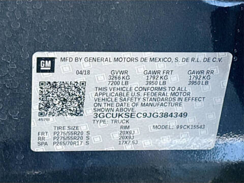 2018 Chevrolet Silverado 1500