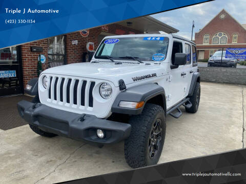 2019 Jeep Wrangler Unlimited for sale at Triple J Automotive in Erwin TN