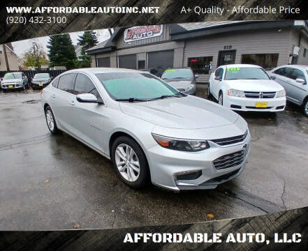 2016 Chevrolet Malibu for sale at AFFORDABLE AUTO, LLC in Green Bay WI