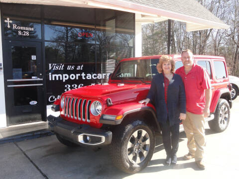 2018 Jeep Wrangler Unlimited for sale at importacar in Madison NC